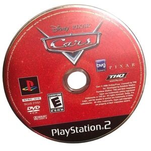 Disney Pixar Cars Sony PlayStation 2 PS2 Game Disc Only